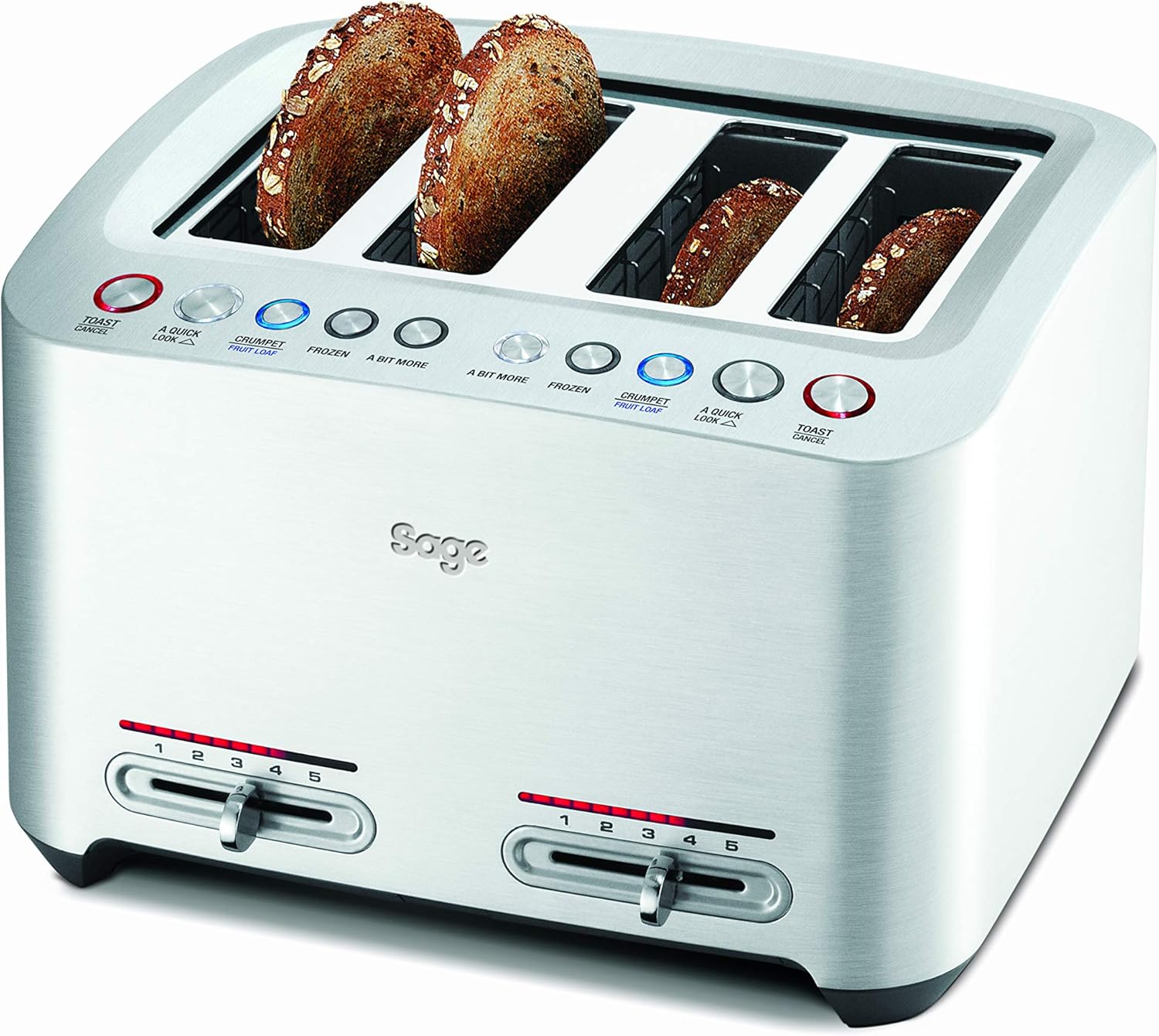 Amazon.de SAGE STA845 the Smart Toast 4Scheiben Toaster mit LED