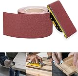 Shineboc Sandpaper Roll 180 Grit 93mm x 10m Emery Cloth for Wood Metal view 5
