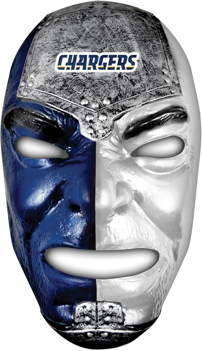 Franklin Sports NFL Los Angeles Chargers Fan Face Mask