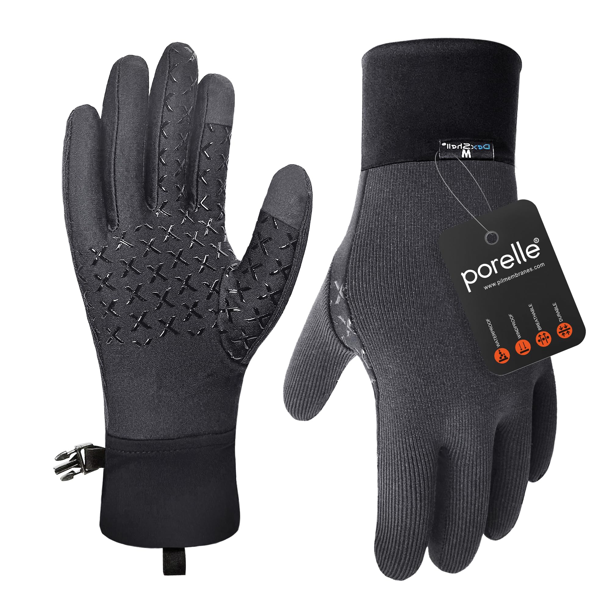 DEXFUZE Waterproof Gloves Men & Women - Merino Wool
