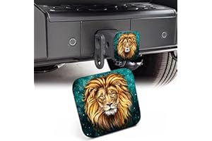 NITAHHHY 2" Trailer Hitch Cover,Watercolor Lion Aslan Rubber Towing Hitch Tube Cover Hitch for Men Women, Sturdy Receivers Plug Accessories for Pickups Trucks Cars