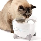 Catit PIXI Smart Drinking Water Fountain for Cats, White, App Enabled view 2