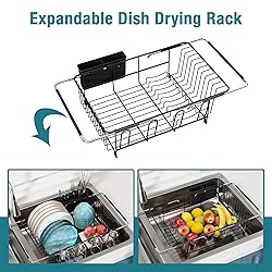 JASIWAY Dish Drying Rack in Sink- Over The Sink