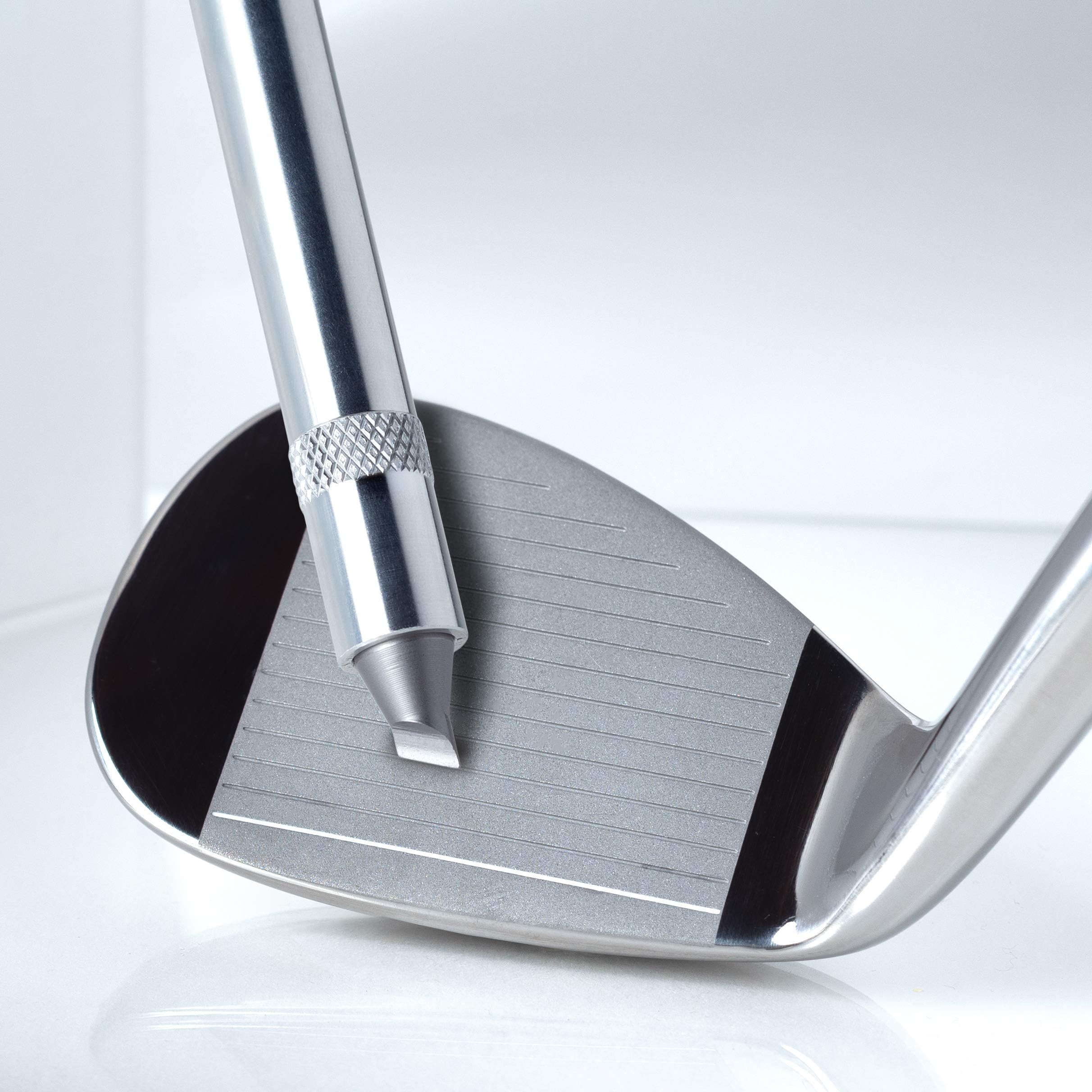 nU Groove Sharpener - Golf Club Groove Sharpener, Re-Grooving Tool and Cleaner for Wedges & Irons - Generate Optimal Backspin by Restoring Your Old Irons - PGA Recommended - Made in USA