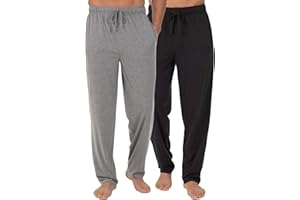 Fruit of the Loom Men's Extended Sizes Jersey Knit Sleep Pajama Lounge Pant (1 & 2 Packs)