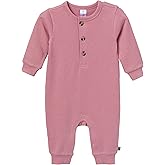Modern Moments by Gerber unisex-baby Long Sleeve Long Leg Slouch Romper