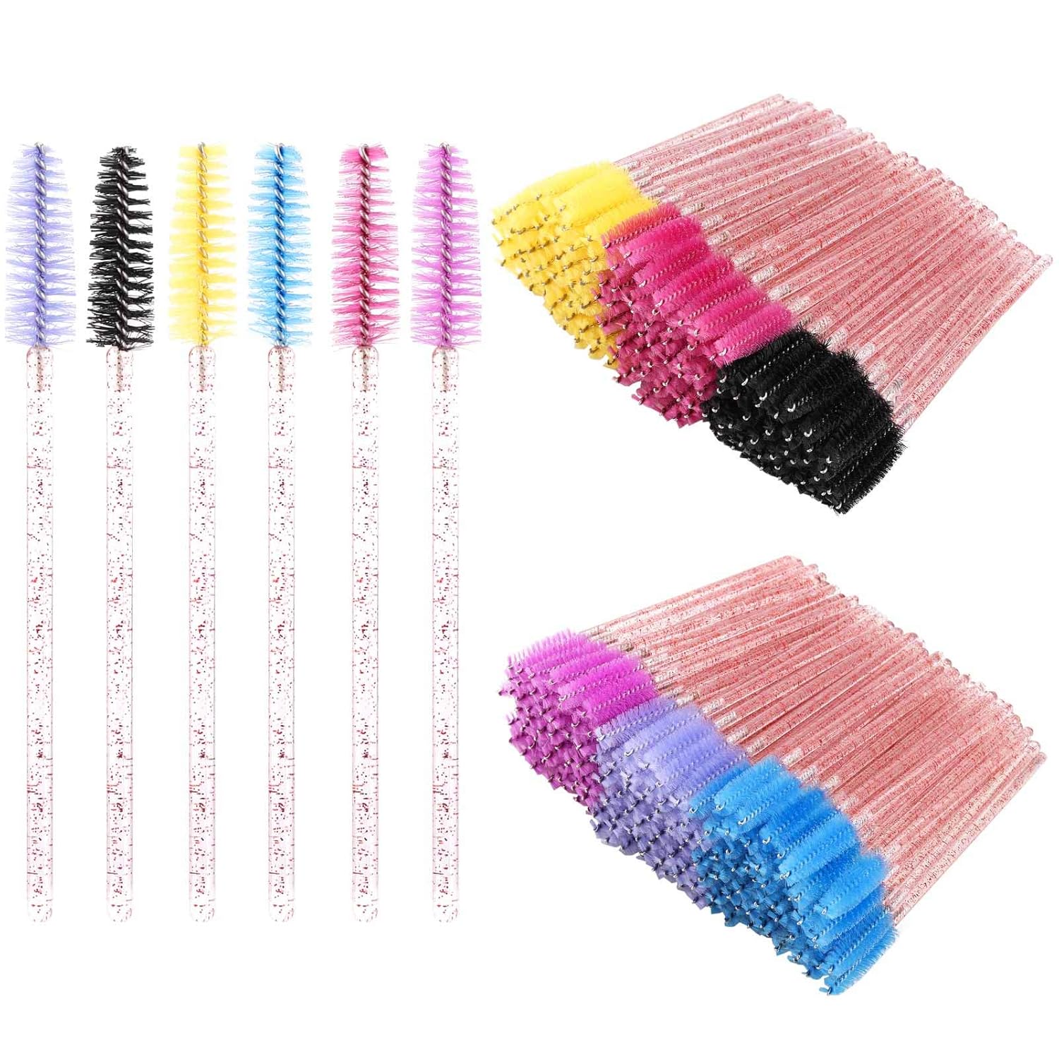 300 Disposable Mascara Wands, Eyelash Brush Spoolies for