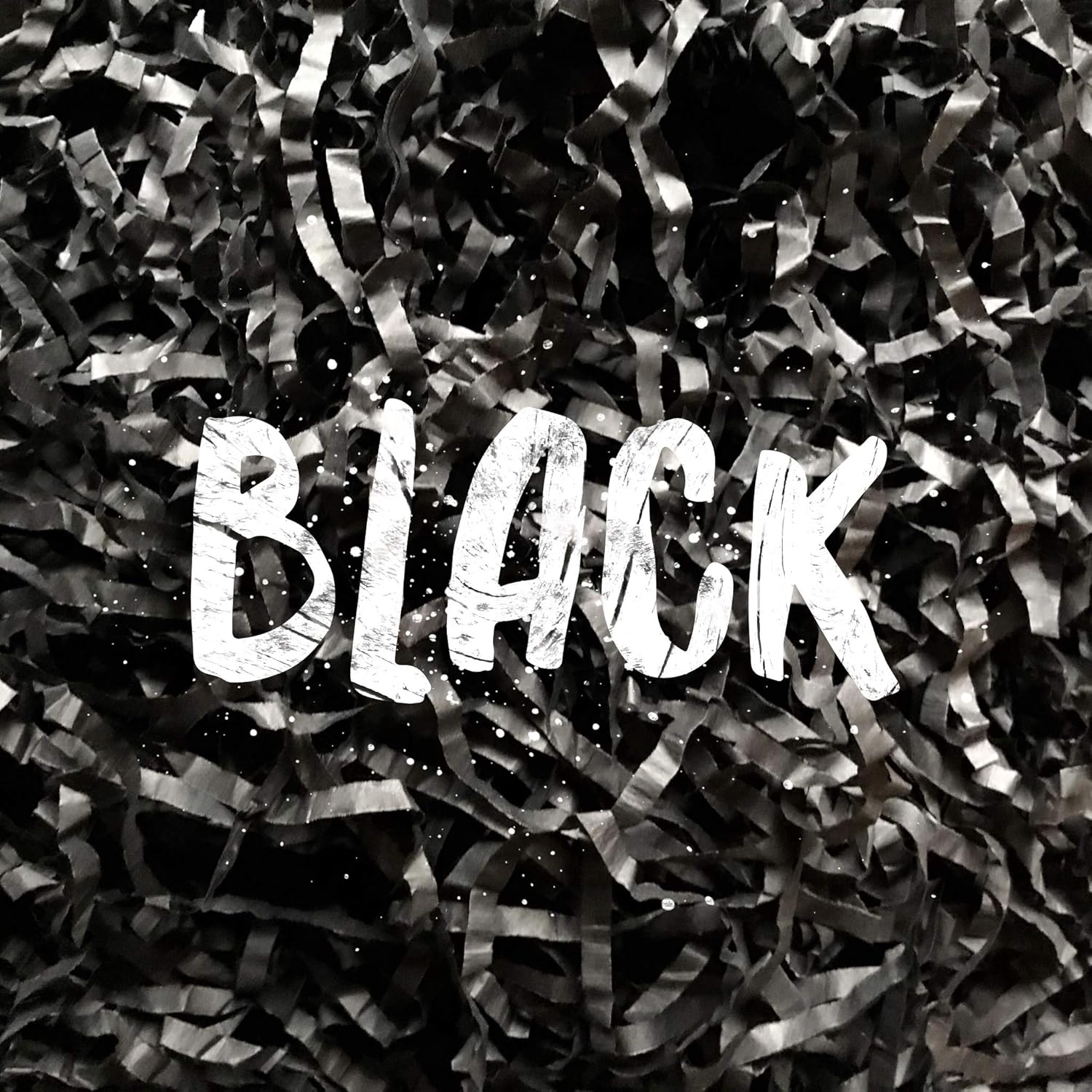 Black Shredded Tissue Paper Shred Hamper Gift Box Basket