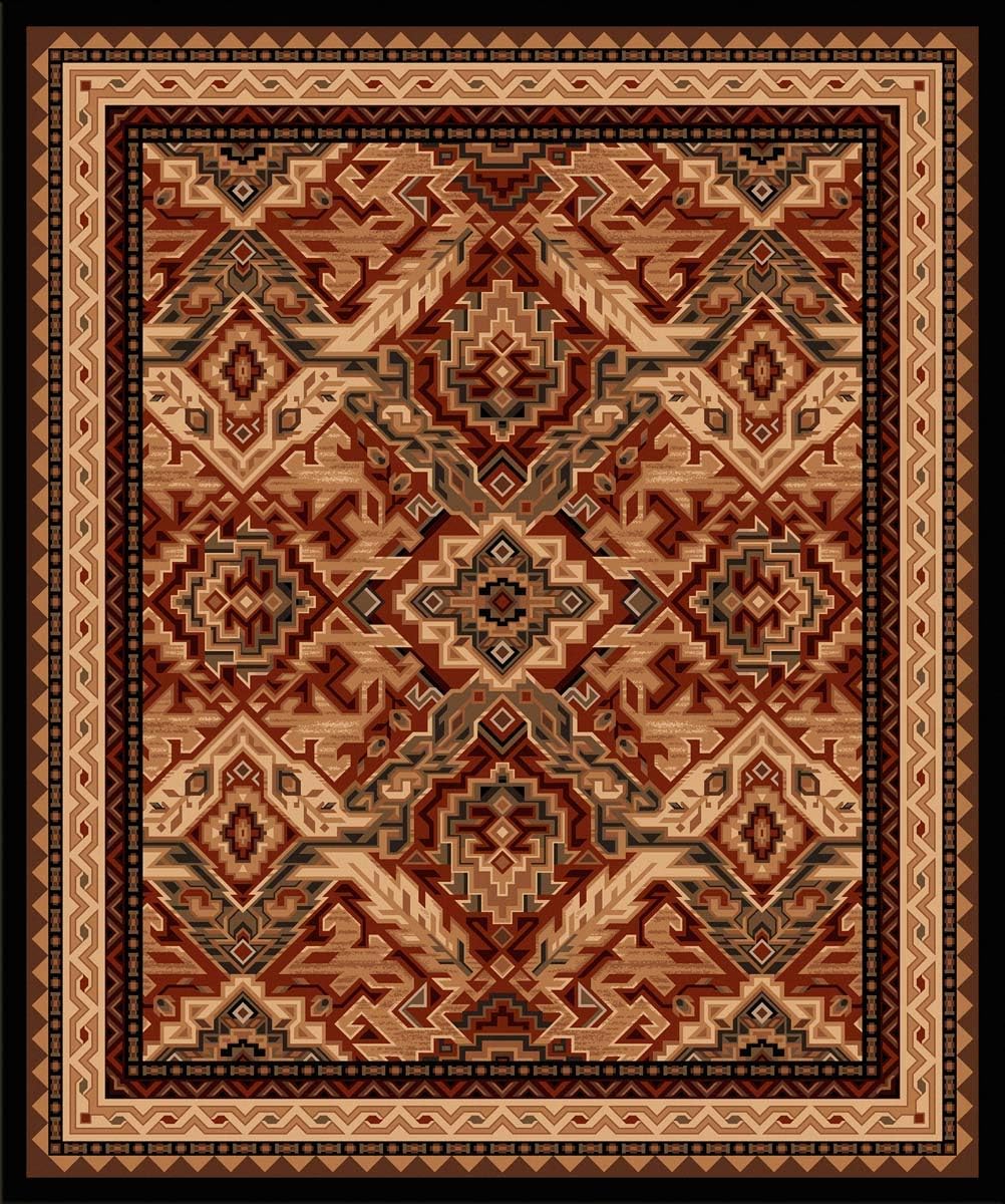 BLACK FOREST DECOR Manor Lodge Rug 11 x 13 Home & Kitchen