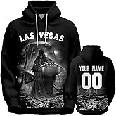 Xciunmi Custom City Night Scene Holiday Features Football Hoodie Personalized Name Number Sweatshirts Fans Gift Men Youth