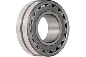 SKF 22207 E/C2 Spherical Radial Bearing, Straight Bore, Lubrication Groove, 3 Hole Outer Ring, Steel Cage, C2 Clearance, 35mm Bore, 72mm OD, 23mm Width