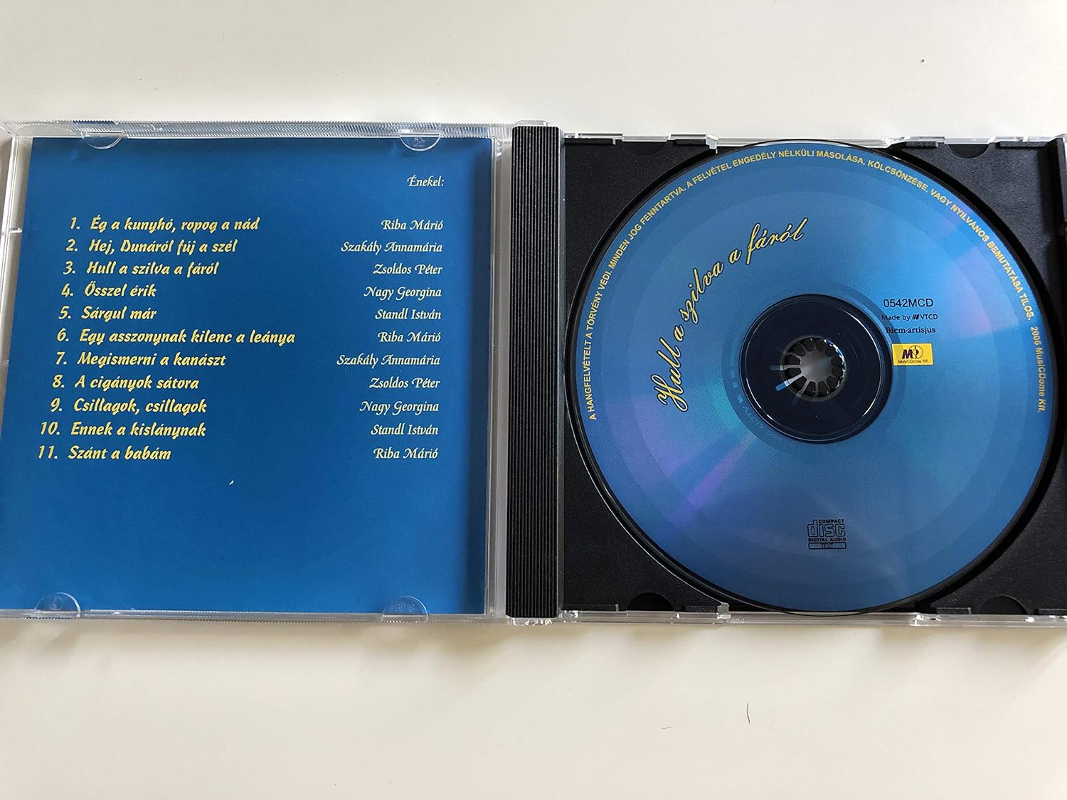 Riba Mario Szakaly Annamaria Zsoldos Peter Nagy Georgina Standl Istvan Mcd Mulatos Hull A Szilva A Farol Magyar Nepdalok Modern Mulatos Kontosben Amazon Com Music