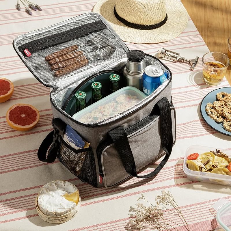 Kühltasche Urban Food Picnic Halbsteifes Gehäuse 4 Außentaschen