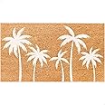 THEODORE MAGNUS Spring Door Mat – Coir Doormat for Outdoor Entrance, Durable Welcome Mat with Non-Slip Backing, Perfect for Front Door and Entryway - Outdoor/Indoor - Coastal Breeze