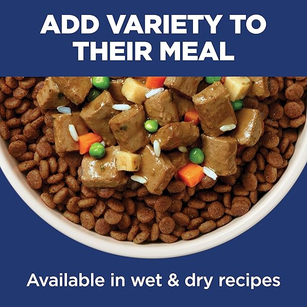 HILL’S SCIENCE DIET ADULT 7+, SENIOR ADULT 7+ PREMIUM NUTRITION, DRY DOG FOOD, CHICKEN, BROWN RICE, & BARLEY, 5 LB BAG