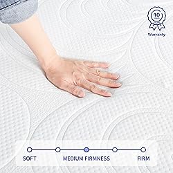 Olee Sleep Full Mattress, 10 Inch Gel Memory Foam