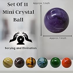 Amazing Gemstone Crystal Ball - 1 Inches Crystal