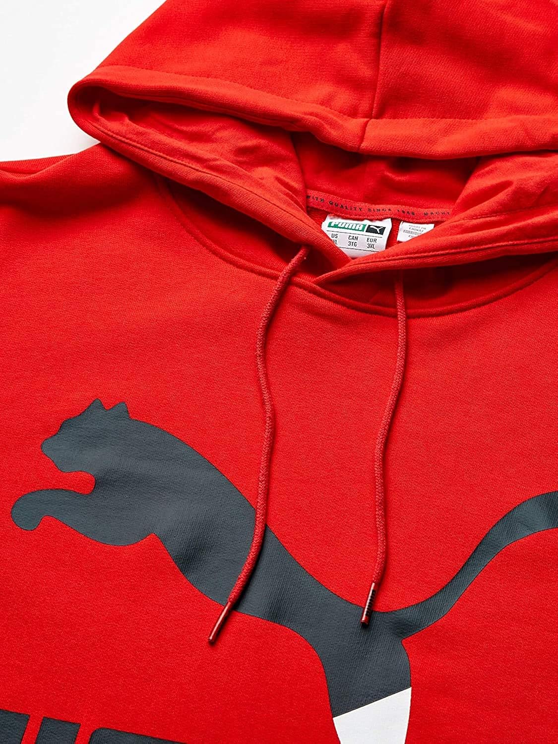PUMA Men's Essentials Hoody French Terry Big Logo at  Men’s Clothing store