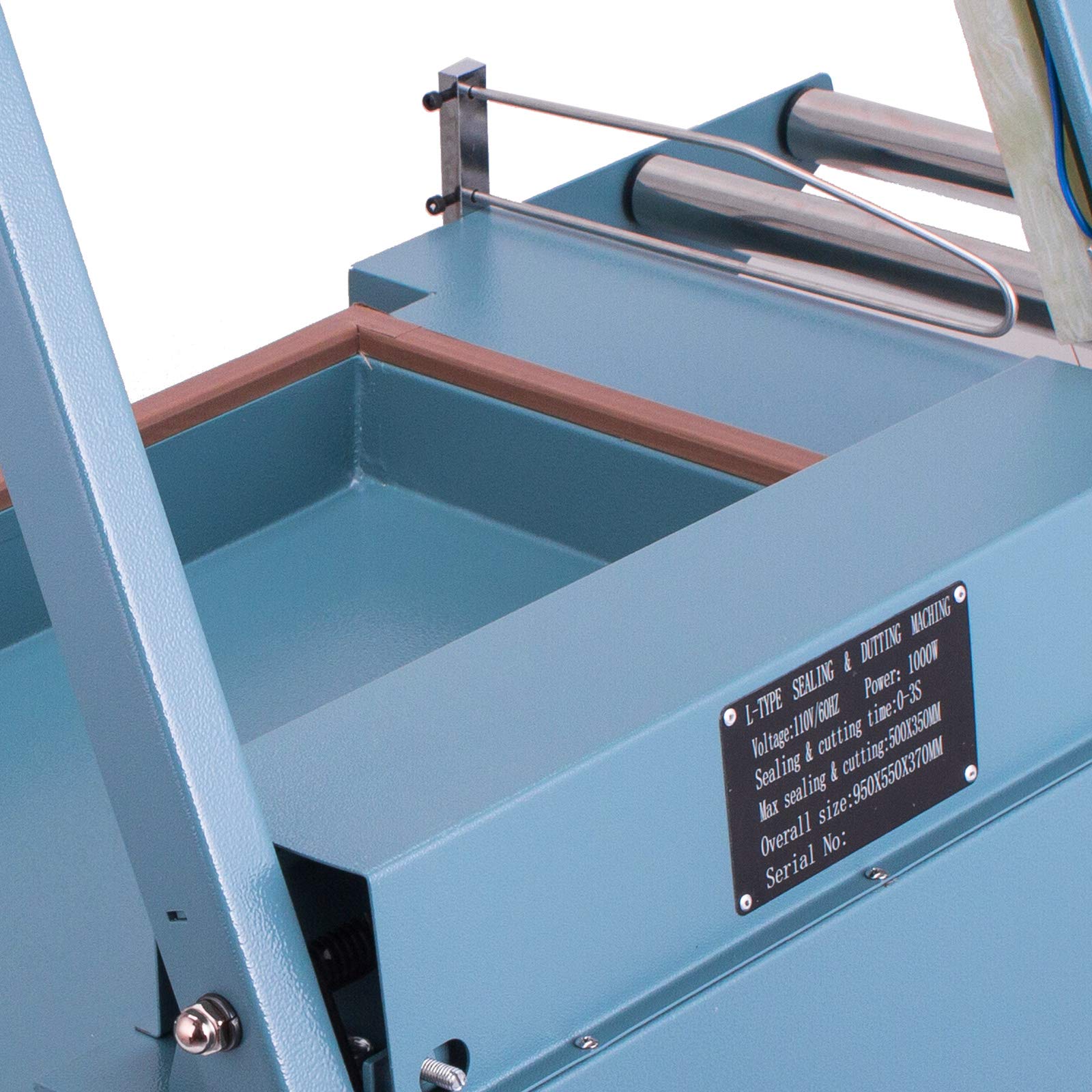 Mophorn FQL380L LBar Sealer 800W LBar Shrink Wrap Sealer Cutting