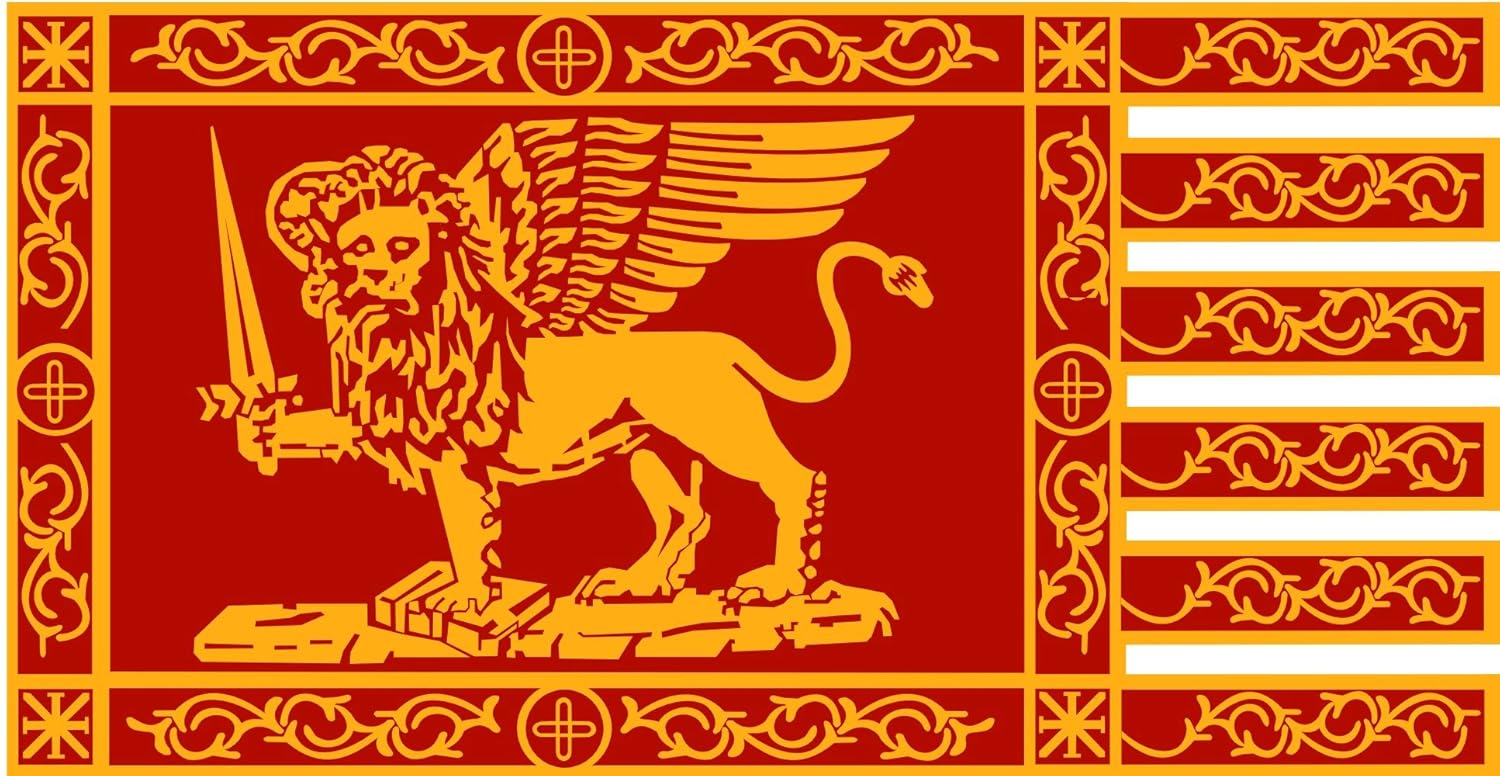 Bandiera SERENISSIMA Leone San Marco Grande cm 100 x 145 Flag Venezia Repubblica BGSEREN Bandiera SERENISSIMA Leone San Marco Grande cm 100 x 145 Flag Venezia Repubblica BGSEREN