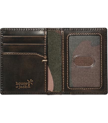 Amazon.com: JJ Leathersmith - Leather Wallet Slim - Cafe