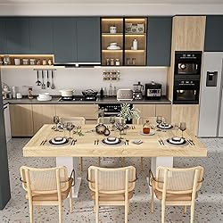 Homsee Large 78.7" L Dining Table for 8-10
