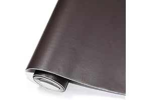 CHEIGHY Leather Repair Patch for Couch & Car Seats - Advanced PU Material, Waterproof Self-Adhesive Vinyl Repair Tape for Furniture & Upholstery (Brown, 3.9x79 inch)