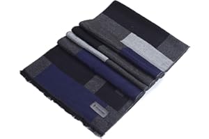 MARINO AVENUE Marino’s Winter Cashmere Feel Men Scarf,100% Cotton Fashion Scarves, In Elegant Gift Box
