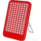 Red Light Therapy for Face, Portable Infrared Red Light Panel with 660nm Red Light and 850nm Near Infrared 3 Modes, 6 Adjustable Brightness and Timer, Home and Travel Beauty Wellness (red)