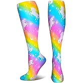 Kids Soccer Socks for Girls Toddler Soccer Athletic Sock Baseball Socks Toddler Knee High Sock for Sports