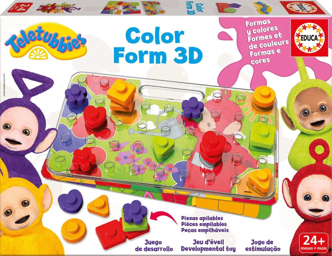 Educa Borrás – 17062.0 Colour Form 3D – Teletubbies
