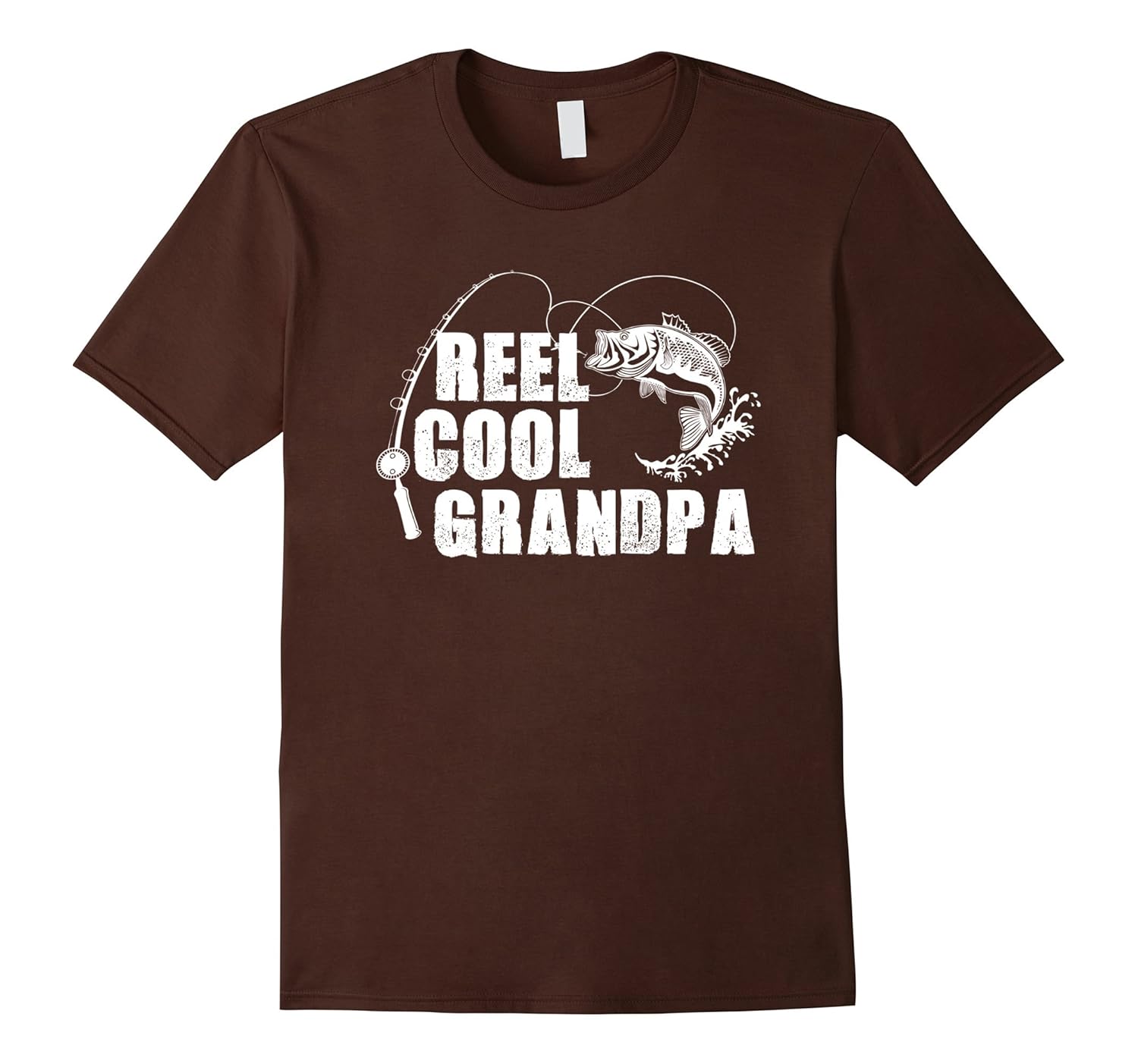 Reel Cool Grandpa - Fishing Gift T-Shirt For Dad or Grandpa-anz