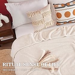 Ailemei Direct Knit Throw Blanket for Bed, Soft