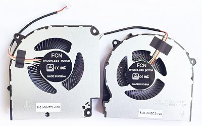 Fleshy Leaf CPU GPU Cooling Fan Hasee G7-CT5NA G7-CT7NA Z8-CT7NA DFS5M325063B1N