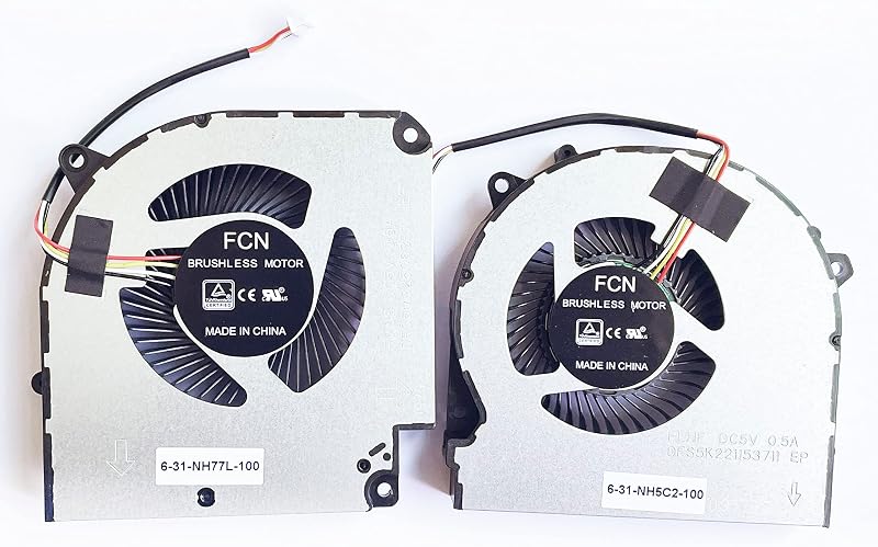 Fleshy Leaf CPU GPU Cooling Fan Hasee G7-CT5NA G7-CT7NA Z8-CT7NA DFS5M325063B1N