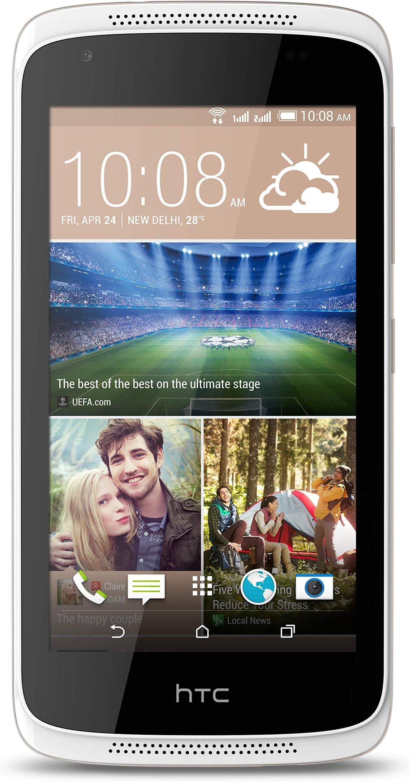 (Renewed) HTC Desire 326G (White Birch)