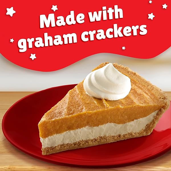 KEEBLER READY CRUST 10-INCH GRAHAM CRACKER PIE CRUST, PREMADE PIE CRUST FOR BAKING AND NO-BAKE, 9 OZ