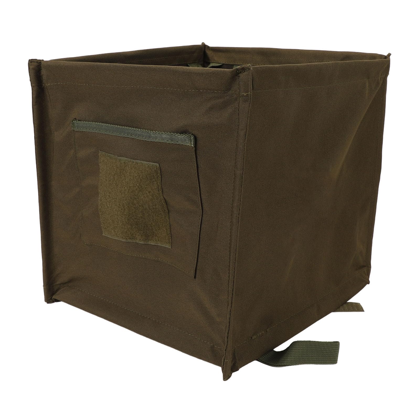 Arborist Throw Line Storage Cube, 33l Large Capacity Oxford Cloth Arborist Throw Bag, Foldable Rope Bag | Arborist Equipment | Lineman Climbing Gear for Picnic Camping BBQ (Army