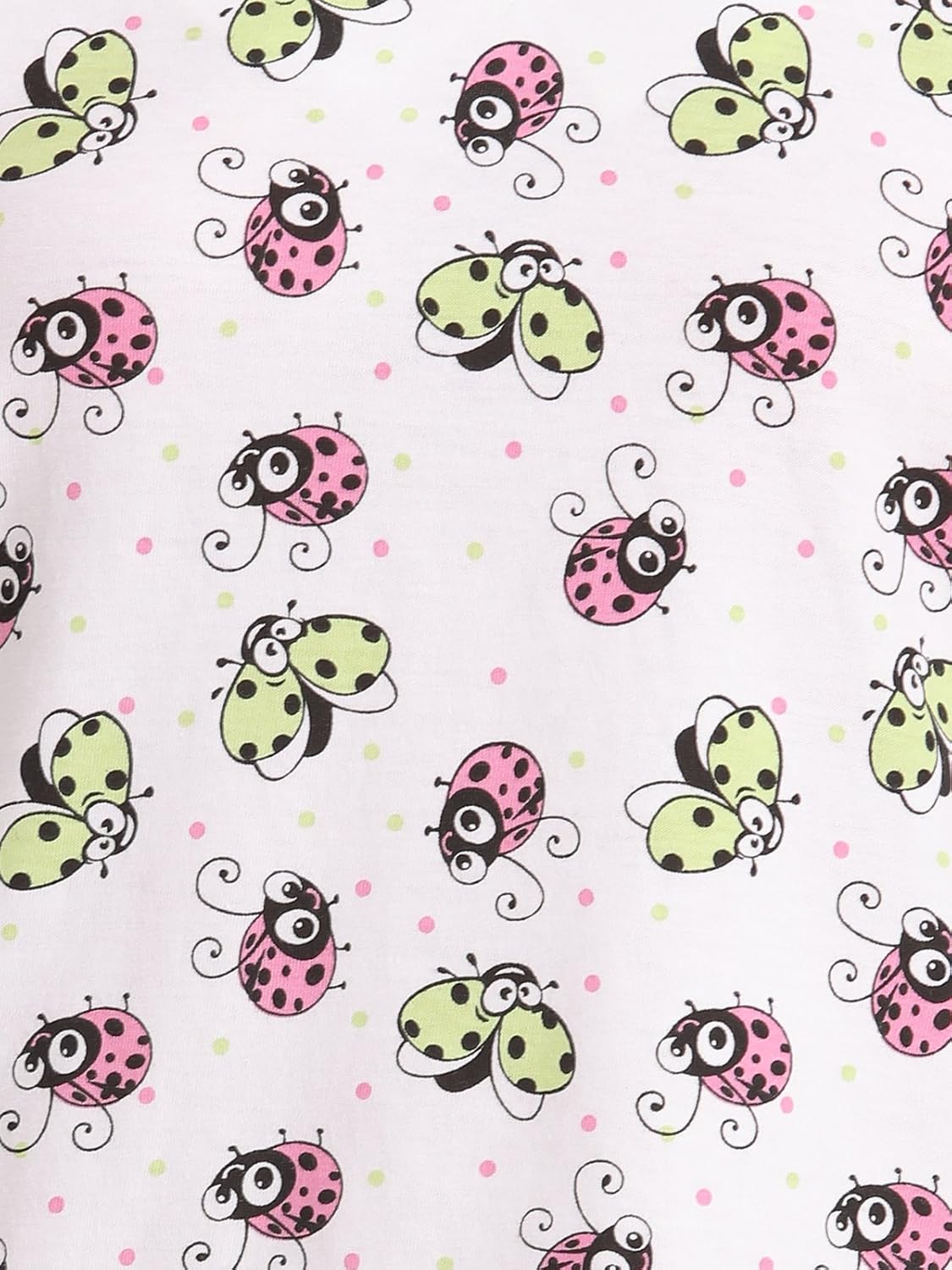 clovia women's ladybug printed top & shorts set