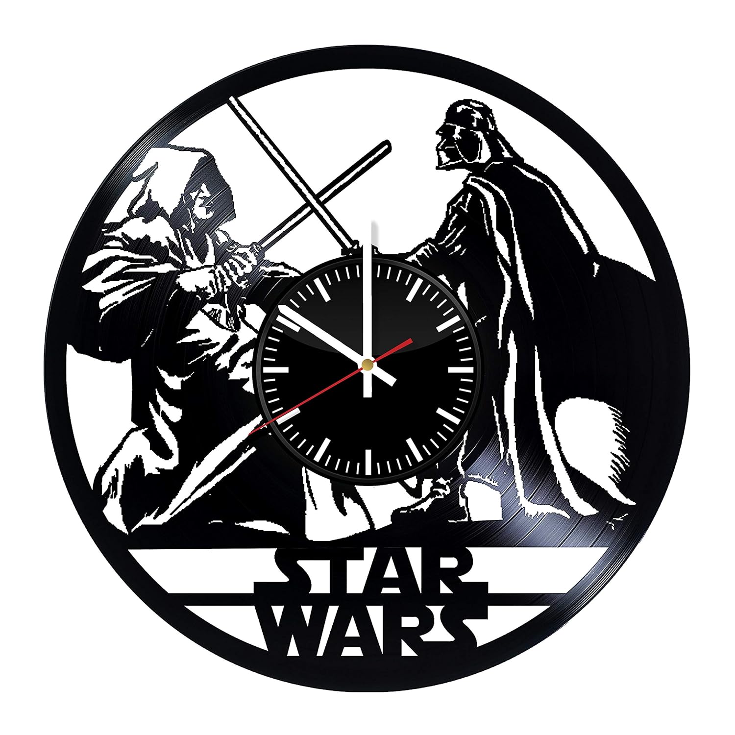 star wars lightsaber clock