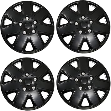 black hubcaps