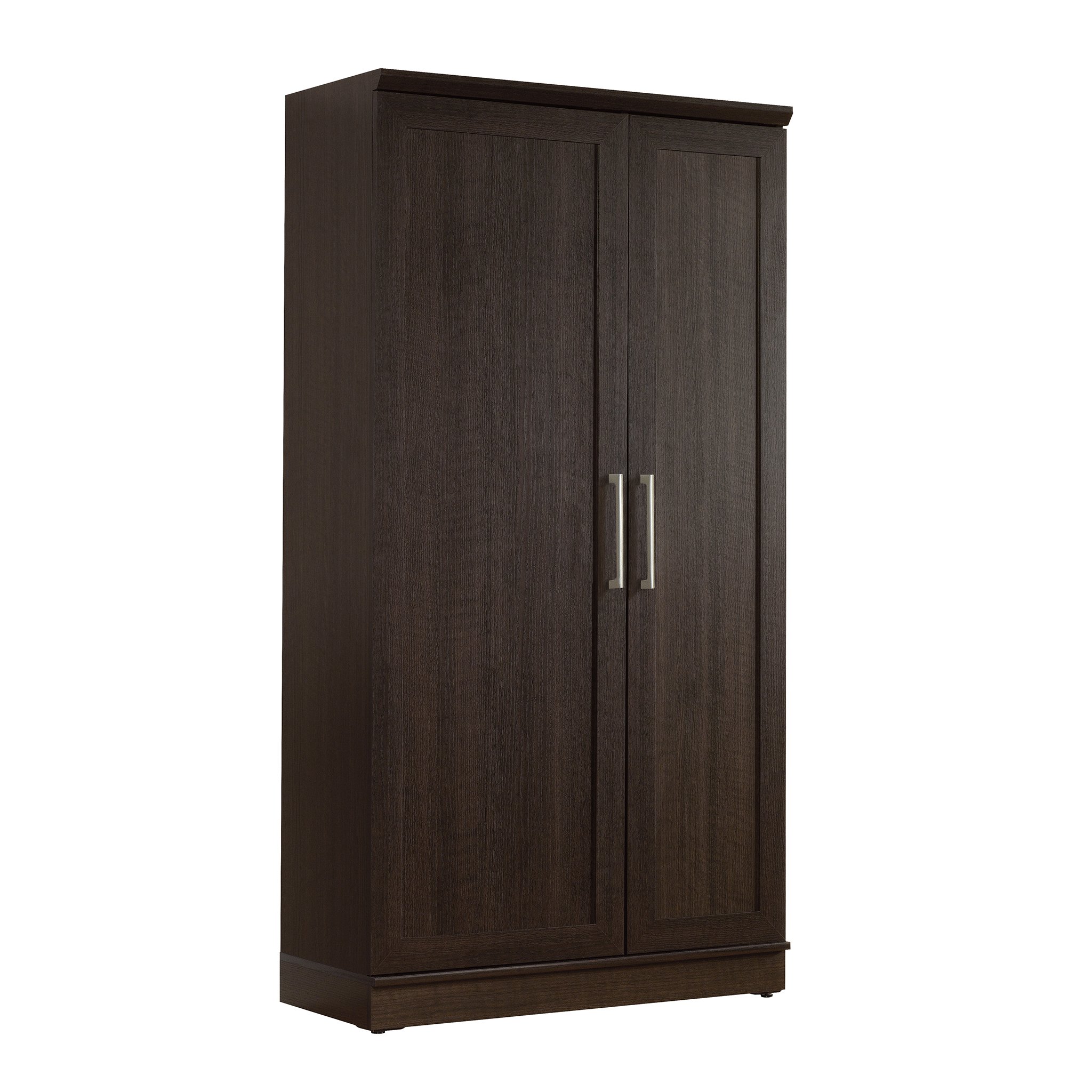 Sauder 411572 Home Plus Storage Cabinet, L: 35.35" x W: 17.01" x H: 71.18", Dakota Oak finish