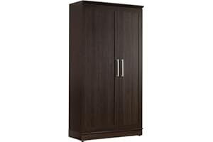 Sauder HomePlus Storage Pantry cabinets, L: 35.35" x W: 17.01" x H: 71.18", Dakota Oak finish