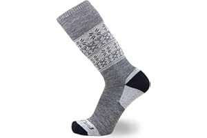 Pure Athlete Kids Alpaca Wool Ski Socks - Warm Wool Ski Sock for Boys, Girls - Skiing, Snowboarding