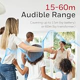 Honeywell Home Ding Dong Classic Wired Doorbell White D117 60 m 80dB view 6