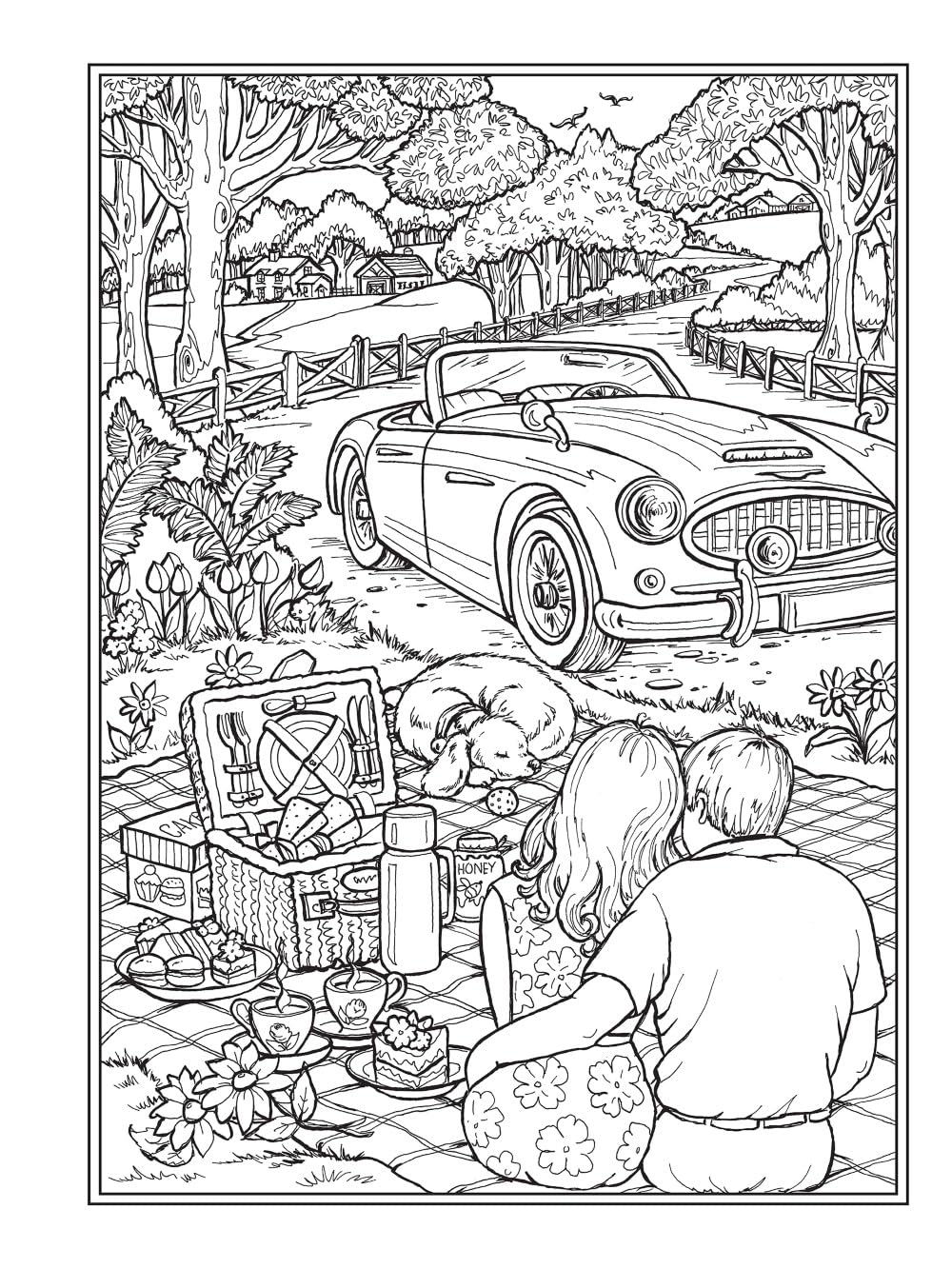 Creative Haven Afternoon Tea Coloring Book (Adult Coloring Books: Food & Drink)