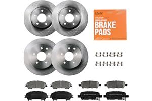 MAX Advanced Brakes - Brake Kit For 2008-2022 Nissan Rogue, 2017-2023 Nissan Qashqai (w/Manual Parking Brake)| Carbon Ceramic