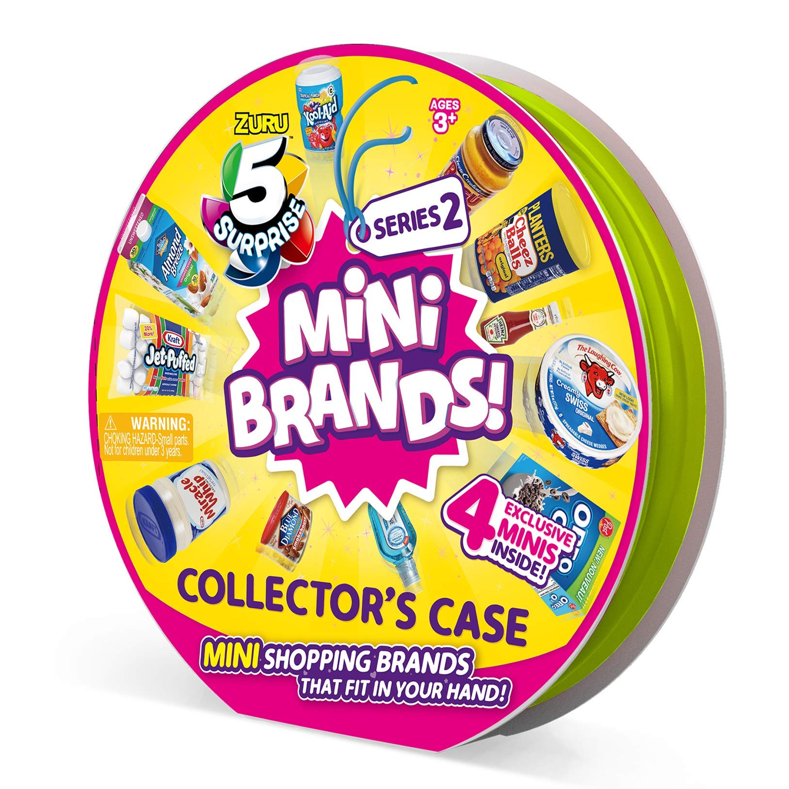 5 Surprise Mini Brands Collector's Case Series 2 (Comes with 4 Exclusive Minis) 4 Exclusive Minis by ZURU, 7785
