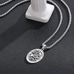 DOTBJ 925 Sterling Silver St George Pendant