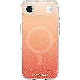 Case-Mate iPhone Air Case [Compatible with MagSafe] - Stylish Sparkly Phone Case with 12ft Drop Protection - Premium Magnetic Cover for iPhone Air - Twinkle Orange Ombre